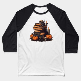 Halloween Gift For Book Lovers Baseball T-Shirt